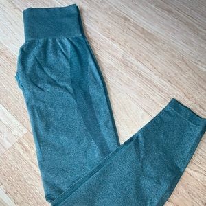 Nvgtn size XS teal blue contour leggings
